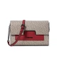 Сумка Calvin Klein Monogram Flap Міні Textured Almond/Taupe/Ruby, Універсальний (11845619) - зображення 1