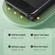 Повербанк AWEI 10000 mAh із швидкою зарядкою 10W УМБ (портативний зарядний пристрій, зовнішній акумулятор - павербанк для двох пристроїв) - зображення 6