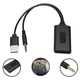 Автомобільний бездротовий модуль Bluetooth музичний аудіоприймач / адаптер з AUX та USB, чорний (87299451) - зображення 2