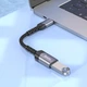 Кабель-перехідник HOCO UA24 Type-C male to OTG USB female 3.0 Metal Gray (6942007608848) - зображення 7