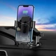 Автомобильный держатель автодержатель HOCO HW3 Wise Auto Induction Wireless Fast Charging Car Holder Center Console Black (6931474791849) - изображение 7