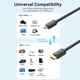 Кабель HDMI Vention mini - HDMI 4K 15м Чорний (LKMTR_825822) - зображення 6