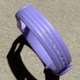 Ремешок силиконовый MRK 3D светло-фиолетовый для фитнес браслета Xiaomi Mi Band 5/6 с металлической кнопкой 3D светло-фиолетовый (mrk3715) - изображение 2