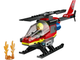 Дитячий конструктор LEGO City Пожежний рятувальний вертоліт 85 шт. деталей (60411) - зображення 8