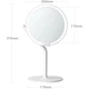 Зеркало для макияжа Xiaomi Amiro mini 2S AML117 Desk Makeup Mirror White (AML117) - зображення 4