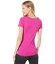 Футболка bebe Bebe Logo Ribbed Tee Magenta, L (48) (11481559) - зображення 2