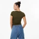 Футболка Jack Wills Second Skin Longline Baby Tee Khaki, L (48) (11951066) - изображение 2