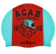Шапочка для плавания M-D A.C.A.B. (силикон, бирюзово-оранжевый) (M055823000W) - изображение 1