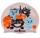 Шапочка для плавания детская M-D CATS (силикон, Серебряный) (M057810_Серебряный) - изображение 1