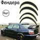 Накладки на арки Фендера Subaru Impreza ABS пластик универсальные черный - изображение 1
