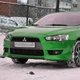 Накладки на бампер Mitsubishi Lancer плавники канарды черного цвета 2шт стеклопластик под покраску - изображение 4