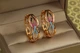 Серьги Xuping Jewelry колечки Дели 2,6 см золотистые - изображение 1