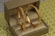 Серьги кольца Хuping Jewelry Бриз 5 см золотистые - изображение 1