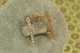 Серьги Xuping Jewelry дорожки с камнями 1.9 см золотистые - изображение 1