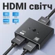 4K HDMI розгалуджувач двонаправлений Bi-Direction Switch на 2 порти Addap HVS-12 переключатель + комутатор 2 в 1 (1095) - зображення 3