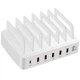 Мультизарядная док-станция с органайзером Addap MCS-866T, 40W, на 6 USB портов - изображение 2