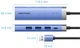 USB-хаб Vention USB3.0 USB 3.0x3/RJ45/USB-C Hub Blue Aluminum Alloy (TGFSB) - зображення 4