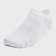Набір чоловічих шкарпеток високих Under Armour Essential No Show 6pk 1382611-100 SM 6 шт Білий (196885583674) - зображення 3