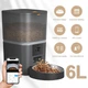 Автоматическая умная кормушка для собак и кота TikPaws QQ009 6 л с камерой, App, таймером и WIFI, черная - изображение 6