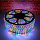 Світлодіодна стрічка SMD 5050, 80м, 60 LED на метр, 220V, статичний режим, IP44, Мультиколор - зображення 8