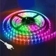 Світлодіодна стрічка зовнішня SMD 5050, 8м, 60 LED на метр, 220В, статичний режим, IP65, Мультиколор - зображення 1