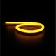 Неоновая LED лента уличная, 20м, односторонняя, 120 светодиодов на метр, 220В, IP65, Желтый - изображение 5