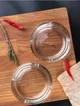 Пепельница для сигарет стеклянная с прорезями, 10,5x3,5см (Классическая пепельница круглой формы с отверстиями) - изображение 5