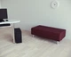 Банкетка офісна Tobi Sho Ремі для очікування 1200x520x380, шкірзам Бордовий 2223 - зображення 2