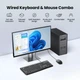 Миша+клавіатура UGREEN Wired Combo Eng/Ru Black (UGR-15217) - изображение 4