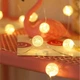 Светодиодная гирлянда "Хрустальные шарики", 10м, 100 LED, от USB, 8 режимов, IP44, Теплый белый - изображение 4