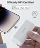 Универсальная батарея Anker Nano Power Bank со встроенным складным разъемом Lightning, 5000 mAh для iPhone 12/13/14 Pro&Pro Max (A12312) - White - изображение 2