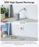 Универсальная батарея Anker Nano Power Bank 10,000mAh USB-C Cable PD 30W Max для iPhone 15 / 16 / 17 Series (A1259) -Shell White - изображение 4