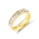 Обручальное кольцо с Swarovski Zirconia 1785820, размер 17 - изображение 1