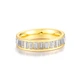 Обручальное кольцо с Swarovski Zirconia 1785820, размер 17 - изображение 2