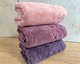 Набор махровых турецких полотенец Zeron 3 штуки 50х90 Microcotton Puanli Desen - изображение 5