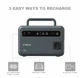 Портативна зарядна станція CTECHi GT600 Portable Power Station 600W 384Wh - изображение 2