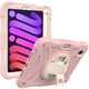 Чехол ARM Cover Apple iPad mini 6 (8.3" экран) противоударный с ремнём и подставкой 360° Pink - изображение 1