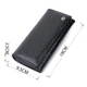 Женский лакированный кошелек с фактурой под рептилию из натуральной кожи ST Leather Wallet 22718 Черный - изображение 3