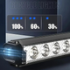 Велосипедний фонарь мощный FY-339B-5LED(white+yellow), Waterproof, Li-Ion акум., ЗУ Type-C - изображение 5