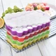 Форма для льда силиконовая 8391 20.5х12х2 см фиолетовая 4416283 - изображение 3