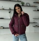 Демисезонная женская куртка UF-Fashion UF-32 48 бордовый - изображение 1