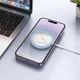 Круглая беспроводная зарядка Hoco CW53 Quick Magnetic 15W charging wireless fast charger - изображение 8