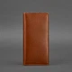 Кожаное портмоне-купюрник 11.0 светло-коричневое 4043211 - изображение 5