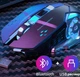 Беспроводная компьютерная мышь EMTRA Bluetooth / 2.4G аккумуляторная с RGB-подсветкой, 6 кнопок, черная (87393852) - изображение 3
