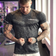Футболка компрессионная мужская Gym Generation 2XL Muscular Giants серый - изображение 7