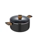 Каструля з кришкою Bergner Earth black. 24 см. 4.3 л (BG-32036-BK) - изображение 1