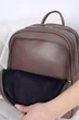Рюкзак женский коричневый код 7-0084 - изображение 5