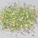 Зеленый радужный глиттер-слюда для дизайна ногтей Princess Green Apple Mylar 09-63622 7 г - изображение 2