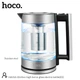 Электрочайник HOCO Kitchen high boron glass electric kettle HA01A |1.8L| - изображение 3