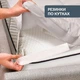 Наматрацник захисний 160x200 см IDEIA з гумками по кутах антиалергенний супер щільний сірий - зображення 4